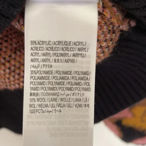 NEW! Farm Rio Sunflower Pom Pom Sweater Size: Medium - Picture 12 of 14